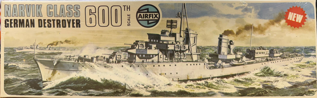 Narvik Class German Destroyer, 1/600 1975 ISSUE