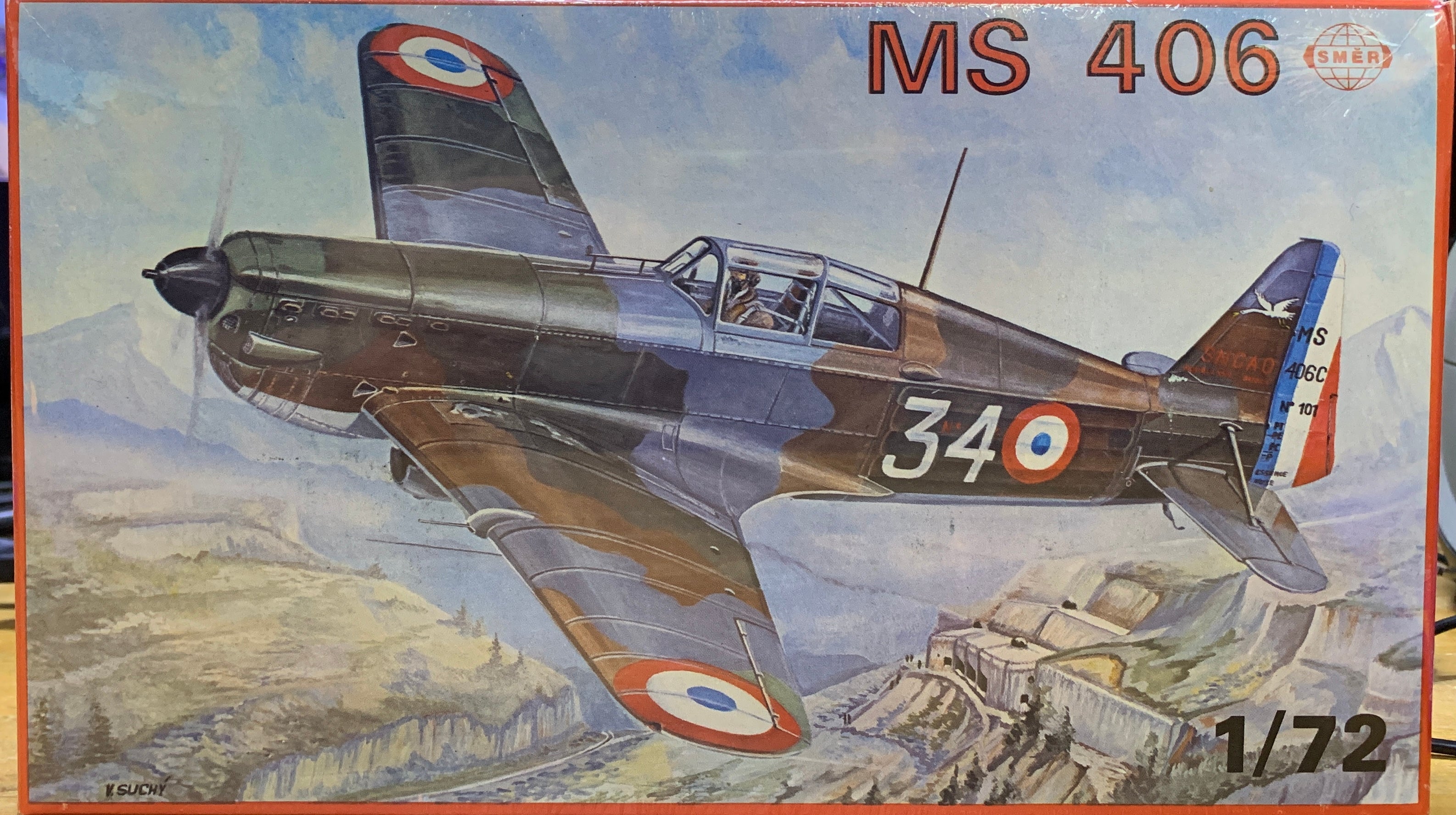 Morane-Saulnier MS 406, 1/72 1991 ISSUE – J-BarHobbies