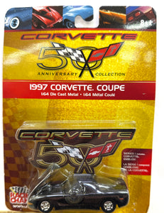 1997 Corvette Coupe by Racing Champions 50th Corvette Anniversary Collection 1/64