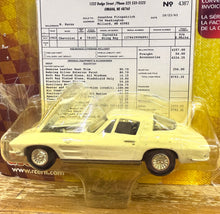 Load image into Gallery viewer, 1963 Corvette Sting Ray by Racing Champions 50th Corvette Anniversary Collection 1/64