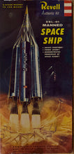 Load image into Gallery viewer, XSL-01 Manned Spaceship w/Booster Rockets 1/96 1957 ISSUE