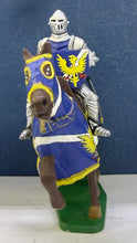 Load image into Gallery viewer, Knight With Lance &amp; Shield - On Horse - Blue