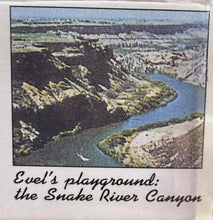 Load image into Gallery viewer, EVEL KNIEVEL Skycycle X-2 1/64 scale Snapshot "Evel's playground; the Snake River Canyon"