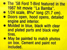 Load image into Gallery viewer, T-Bird 58&#39; La Bamba Rockin Rods 1/25