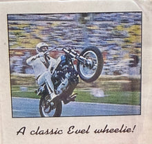 Load image into Gallery viewer, EVEL KNIEVEL Harley-Davidson XR-750 1/64 scale Snapshot "A Classic Evel Wheelie"
