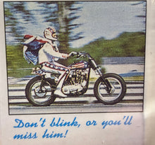 Load image into Gallery viewer, EVEL KNIEVEL Aston Martin Lagonda 1/64 scale Snapshot "Don't blink, or you'll miss him!"