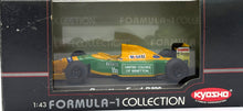 Load image into Gallery viewer, 1992 Benetton Ford B192 Formula 1 RC Racing Car by Kyosho 1/43