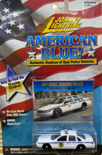 Load image into Gallery viewer, 1995 Chevy Caprice, Key West, Florida Police 1/64 Johnny Lightning American Blue Series