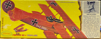Fokker Dr-1 Triplane, 1/48 1964 ISSUE