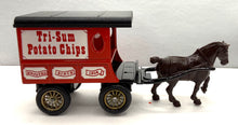 Load image into Gallery viewer, Horse Drawn Delivery Van, 1/42 "Tri-Sum Potato Chips" Made in England