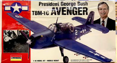 PRESIDENT GEORGE BUSH TBM-1C AVENGER 1/48 1989 ISSUE