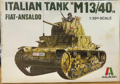 Italian Tank M13/40 Fiat-Ansaldo, 1/35 1973 ISSUE