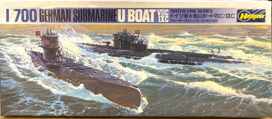German Submarine U-Boat VIIC/IXC, 1/700 1976 ISSUE