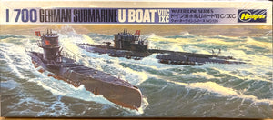 German Submarine U-Boat VIIC/IXC, 1/700 1976 ISSUE