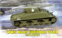 Load image into Gallery viewer, WWII M4A3 SHERMAN TANK 1/100 Johnny Lightning "Military Muscle"