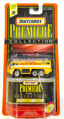 NEWFIELD AIRPORT FIRE RESCUE Matchbox Premiere Collection World Class Series 21
