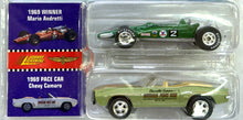 Load image into Gallery viewer, 1969 Winner - Mario Andretti  1969 Pace Car Chevy Camaro  Indianapolis 500 Champions (Limited)