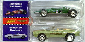 1969 Winner - Mario Andretti  1969 Pace Car Chevy Camaro  Indianapolis 500 Champions (Limited)