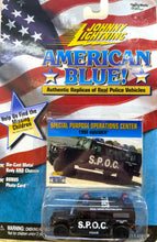 Load image into Gallery viewer, 1998 Hummer, Special Purpose Operations Center 1/64 Johnny Lightning American Blue Series