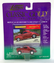Load image into Gallery viewer, 1940 Willy's 1/63 Johnny Lightning Classic Gold Collection