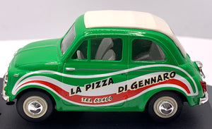 FIAT 500 LA PIZZA DI GENNARO & PIAGGIO VESPA 50 3M 1/43