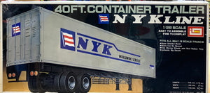 N Y K Line 40FT. Container Trailer 1/28 scale