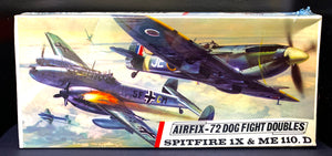 Spitfire IX & Me 110 D Dog Fight Doubles 1/72 1966 ISSUE