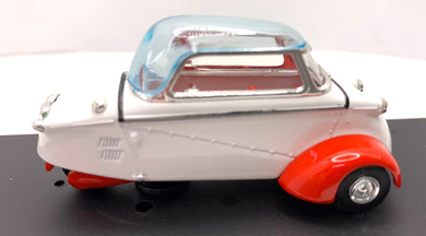 1960 MESSERSCHMITT KR200 KABINENROLLER White/Orange 1/43