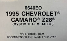 Load image into Gallery viewer, 1995 Chevrolet Camaro Z28 Mystic Teal Metallic - Dealer Promo 1/25