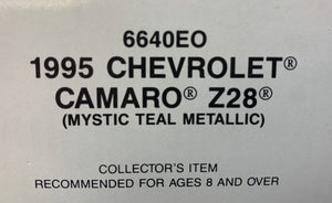 1995 Chevrolet Camaro Z28 Mystic Teal Metallic - Dealer Promo 1/25