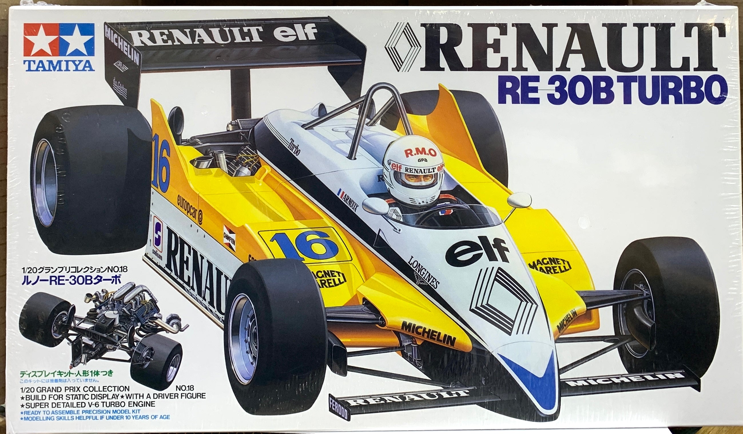 自動車 TAMIYA RE 30B TURBO 1/20 Renault RE30B Turbo Formula 1 1/20 – J-BarHobbies