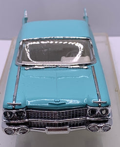 1959 CADILLAC 2-DOOR SEDAN LIGHT BLUE 1/43