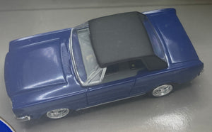 1964 FORD MUSTANG 1/64 (BLUE)