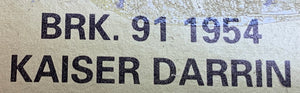 1954 KAISER DARRIN 1/43 BRK. 91