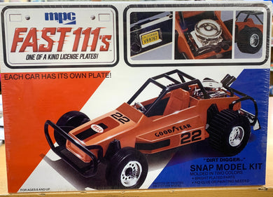 Fast 111's Dirt Digger (Sun Orange) 1/32 1981 ISSUE