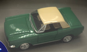 1964 FORD MUSTANG 1/64 (GREEN)