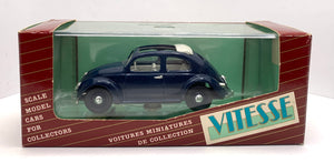 1949 Volkswagen with Sunroof Blue 1/43