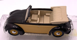 1949 Volkswagen Open Cabriolet Tan/Black 1/43