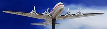 Load image into Gallery viewer, Douglas DC-4 1/200 Diecast Qantas, VH-EBL &quot;Hong Kong Trader&quot;, 1949