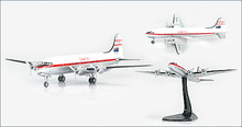 Load image into Gallery viewer, Douglas DC-4 1/200 Diecast Qantas, VH-EBL &quot;Hong Kong Trader&quot;, 1949