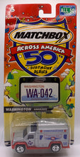 Load image into Gallery viewer, WASHINGTON &quot;Ambulance&quot; Matchbox Across America 50th Birthday Series