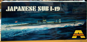 Japanese Submarine I-19  1/285  1969 ISSUE