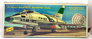 F-100 Super Sabre Motorized with Jet Sound 1/48 1967 ISSUE