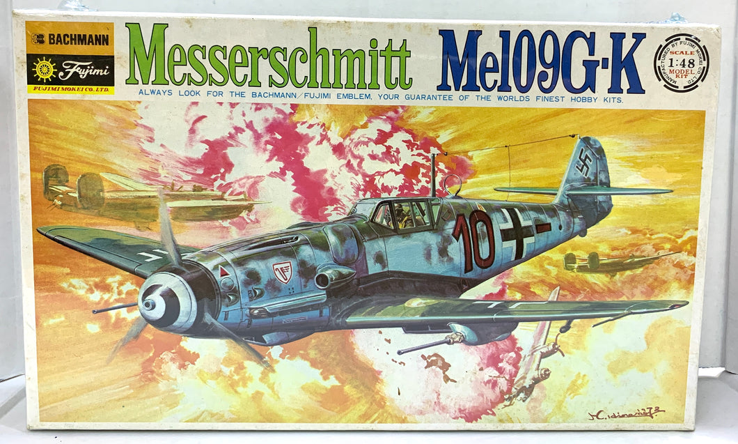 Messerschmitt Me109G-K  1/48  1973 ISSUE