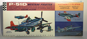 P-51D Mustang Fighter Authent-I-Plated 1/48 1961 ISSUE