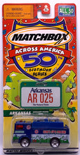 Load image into Gallery viewer, ARKANSAS &quot;Auxiliary-Power-Truck 1/84&quot; Matchbox Across America 50th Birthday Series
