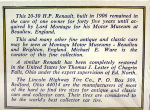 1906 Renault Town Car 1/32  1967 ISSUE