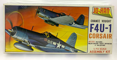 Chance Vought F4U-1 Corsair ACES 1/72  1973 ISSUE