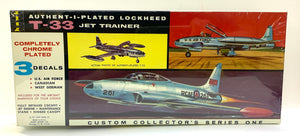 Lockheed T-33A Jet Trainer Completely Chrome Plated 1/48 1961 ISSUE