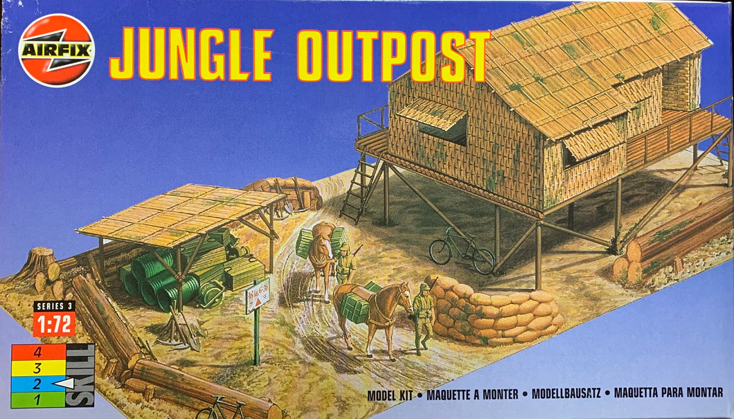 WW2 Jungle Outpost Diorama Kit  1/76